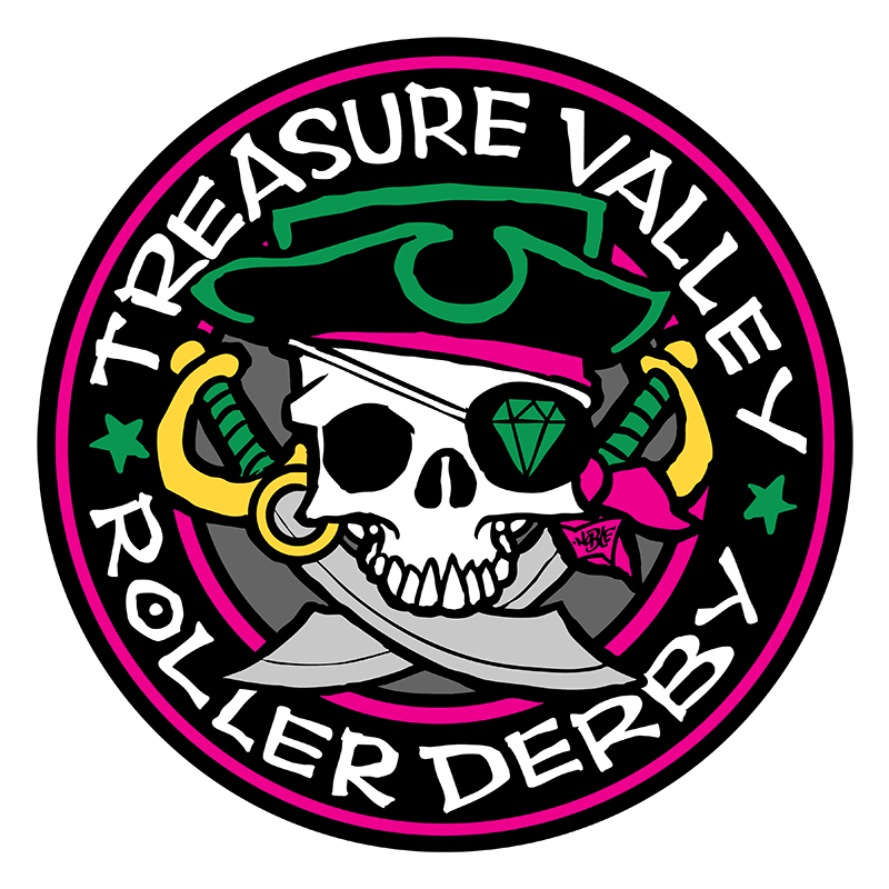 Treasure Valley Roller Derby Logo
